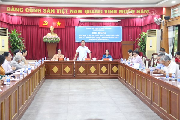 Hội nghị phản biện xã hội dự thảo Kế hoạch phát triển kinh tế - xã hội, quốc phòng - an ninh và ngân sách, năm 2024
